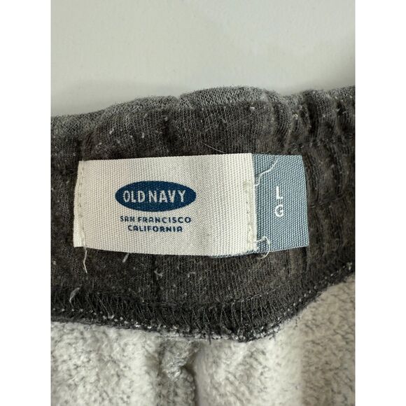 Old Navy Gray Fleece Shorts - Men's Large - Picture 4 of 12